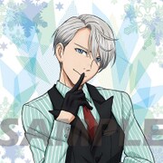 ユーリ！！！ on ICE ツインフェイスまふもふくっしょんカバー ヴィクトル・ニキフォロフ [キャラクターグッズ]