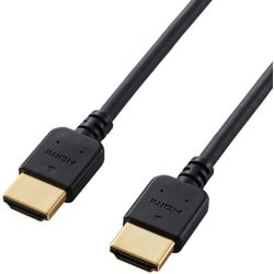 HDMIケーブル イーサネット対応 やわらか 2.0m DH-HD14EY20BK