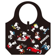 PEANUTS くるくるエコバッグ スヌーピーちらし [キャラクターグッズ]