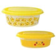 キャラクターグッズ ポケットモンスター オーバルコンテナ L&M2個セット ピカチュウ
