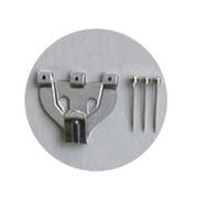 M-033 [ステンレスフック トリプル ストッパー付き 1個入り]