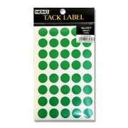 シール タックラベル No.027 緑 14×14mm 680片入 #7062645