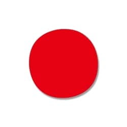 シール タックラベル No.037 赤 18×18mm 360片入 #7062655