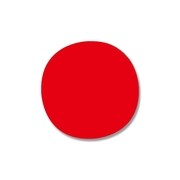 シール タックラベル No.037 赤 18×18mm 360片入 #7062655