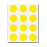 シール タックラベル No.443 黄 28×28mm 180片入 #7067664
