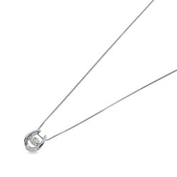 ダンシングストーン ペンダントネックレス K18WG/D0.11ctup 0002345913