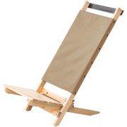 WES17F00-0307 [フォールディングナチュラルウッドチェアHI Lt Khaki]
