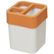 プレーンスタイルペンスタンド角タイプ オレンジ PLS-PSK1-O