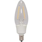 LEDフィラメント電球 E12 25W相当 非調光 シャンデリア球 クリアタイプ 電球色 LDC2L-G-E12-FC