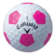 CHROME SOFT TRUVIS ボール PNK 3B PK JV [ゴルフボール 3球 ホワイト/ピンク]