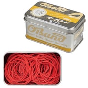 輪ゴム オーバンド シルバー缶 30g #16 レッド