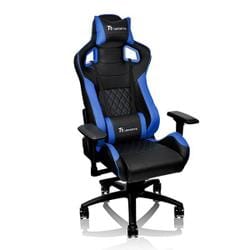 [現状品] Thermaltake ゲーミングチェア GT Fit Gaming chair -Black＆Blue 組立済み (3) : GTPLAYER ゲーミングチェア デスク pcチェア 椅子