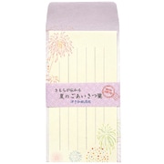 夏柄 一筆パックレター 打上げ花火 SL04026