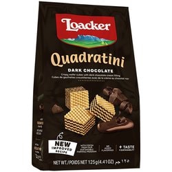 クワドラティーニ ダークチョコレート 125g [ウエハース]