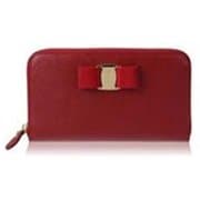 財布 22C701 661146 ROSSO MISS VARA BOW CLIP FERRAGAMO