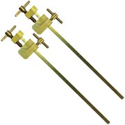 真鍮ハタ金 2本セット （パック入） 150mm