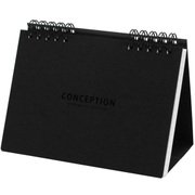 A6デスクトップメモ 100シート 方眼 CONCEPTION ブラック CON-M1-02