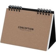 A6デスクトップメモ 100シート 方眼 CONCEPTION クラフト CON-M1-03