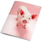 B5ノート B罫 動物 30シート Bestiola(ベスティオーラ) ピッグPI BTL-22-17