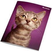 B5ノート B罫 動物 30シート Bestiola(ベスティオーラ) キャットPU BTL-22-19