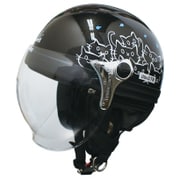 ハーフヘルメット CARINA HALF BK/CAT 57cm-58cm