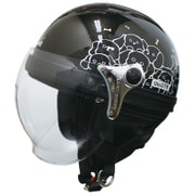 ハーフヘルメット CARINA HALF BK/DOG 57cm-58cm