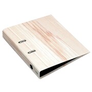 A4レバーファイル55 WOOD アイボリー WOOD-01-01