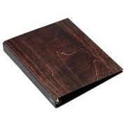 A4 4Hファイル WOOD  ブラウン WOOD-10-03