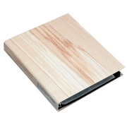 A4名刺ファイル WOOD アイボリー WOOD-19-01