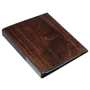 A4名刺ファイル WOOD ブラウン WOOD-19-03