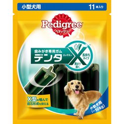 デンタエックス 歯みがき専用ガム [犬用おやつ 11本入 小型犬用（生後4ヶ月以上）]