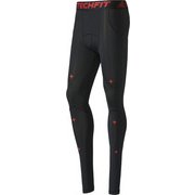 KBC94-AY9087-J/L [テックフィット CONDITIONING ロングタイツ J/Lサイズ ブラック/レイレッド F16]