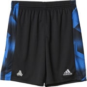 BVW98-AZ9725-J130 [ジュニア サッカー・フットサルウェア KIDS RENGI トレーニングショーツ 130cm ブラック/ブルー]