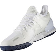 BA7826-255 [adizero ubersonic 2 テニスシューズ メンズ 25.5cm ランニングホワイト/シルバーメット/ミステリーブルー]
