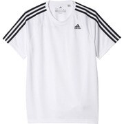 BVA80-BK0971-J/S [D2M トレーニング3ストライプスTシャツ トレーニングウェア メンズ J/Sサイズ ホワイト]