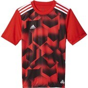 NDV49-BK3758-J150 [KIDS RENGI グラフィックトレーニングジャージー 半袖2 ジュニア サッカー・フットサルウェア キッズ用 150cm レッド]