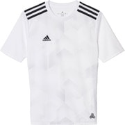 NDV49-BK3759-J140 [KIDS RENGI グラフィックトレーニングジャージー 半袖2 ジュニア サッカー・フットサルウェア キッズ用 140cm ホワイト/クリアグレーS12]