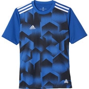 NDV49-BK3760-J140 [KIDS RENGI グラフィックトレーニングジャージー 半袖2 ジュニア サッカー・フットサルウェア キッズ用 140cm ブルー/ブラック]