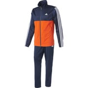 MMJ74-BK4090-J/L [M 3STRIPES トラックスーツ メンズ トレーニングウェア 上下セット J/Lサイズ カレッジネイビー/エナジー S17/ホワイト]