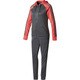 MMJ89-BK4688-J/M [W 3本線トラックスーツ上下セット レディース トレーニングウェア J/Mサイズ DGH ソリッドグレー/コアピンク S17]
