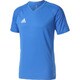 BRR66-BQ2796-J/L [TIRO17 トレーニングジャージー 半袖 メンズ サッカー・フットサルウェア J/Lサイズ ブルー/カレッジネイビー/ホワイト]