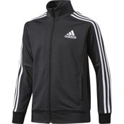 DJH60-BQ6400-J150 [Boys adidasDAYS' デニム風ジャージ ジャケット キッズ用 150cm ブラック/ホワイト]