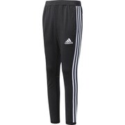 DJH61-BQ6407-J140 [Boys adidasDAYS' デニム風ジャージ パンツ キッズ用 140cm ブラック/ホワイト]