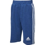 DJH87-BQ6408-J160 [Boys adidasDAYS' デニム風ジャージ ハーフパンツ ジュニア(ボーイズ) トレーニングウェア 160cm カレッジネイビー/ホワイト]
