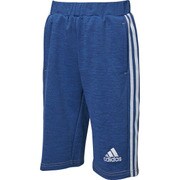 DJH87-BQ6408-J150 [Boys adidasDAYS' デニム風ジャージ ハーフパンツ ジュニア(ボーイズ) トレーニングウェア 150cm カレッジネイビー/ホワイト]