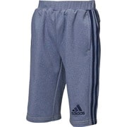 DJH87-BQ6410-J140 [Boys adidasDAYS' デニム風ジャージ ハーフパンツ ジュニア(ボーイズ) トレーニングウェア 140cm カレッジネイビー/カレッジネイビー]