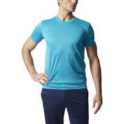 DJP82-BR1047-J/S [M ESSENTIALS Badge of Sports Tシャツ メンズ トレーニングウェア J/Sサイズ ラブグリーン F12/ホワイト]