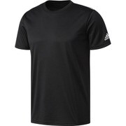 DJP82-BR1050-J/M [M ESSENTIALS Badge of Sports Tシャツ メンズ トレーニングウェア J/Mサイズ ブラック/ホワイト]