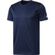 DJP82-BR1051-J/O [M ESSENTIALS Badge of Sports Tシャツ メンズ トレーニングウェア J/Oサイズ カレッジネイビー/ホワイト]