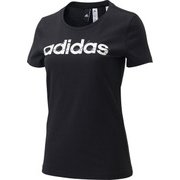 DLO71-BR1381-J/M [W スペシャルリニア半袖Tシャツ レディース トレーニングウェア J/Mサイズ ブラック]